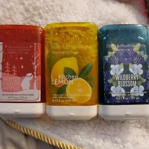 (3)BBW Smart Soaps Wildberry, Lemon, Candy Apple